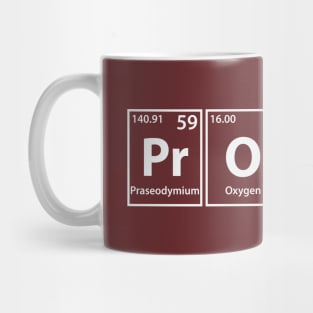 Propane (Pr-O-Pa-Ne) Periodic Elements Spelling Mug